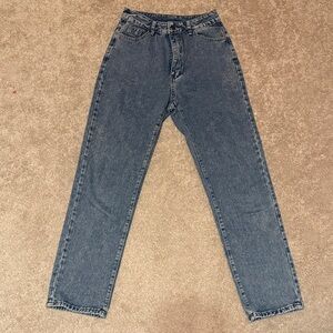 SHEIN Women's Blue Denim Jeans